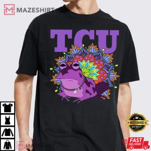 TCU Horned Frogs Hypnotoad T Shirt 4