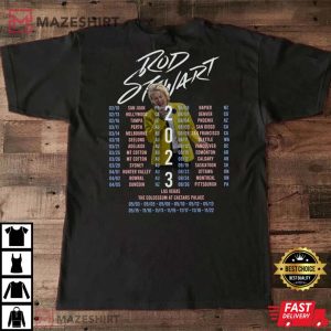 Rod Stewart The Hits Tour 2023 T Shirt 2