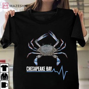 Crabbing Chesapeake Bay Blue Crab Hunter T Shirt 1