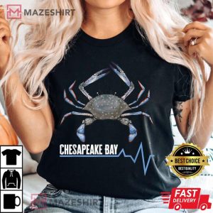Crabbing Chesapeake Bay Blue Crab Hunter T Shirt 3