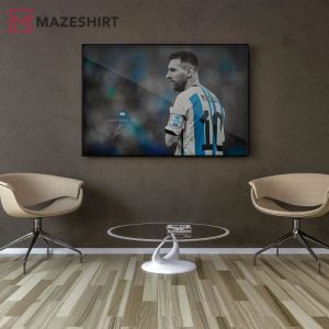 Lionel Messi Signature Wall World Cup 2022 Qatar Poster 3