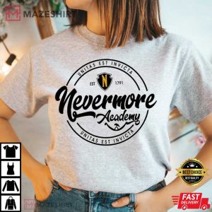Nevermore Academy Addams Family Movie T Shirt 3