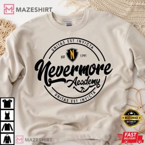 Nevermore Academy Addams Family Movie T Shirt 4