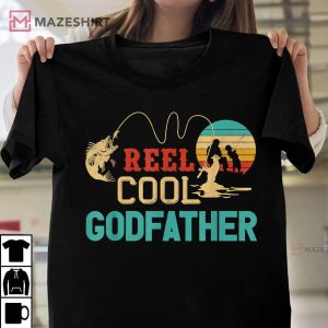 Reel Cool Godfather Funny Fishing Gift T Shirt 1