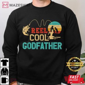 Reel Cool Godfather Funny Fishing Gift T Shirt 4
