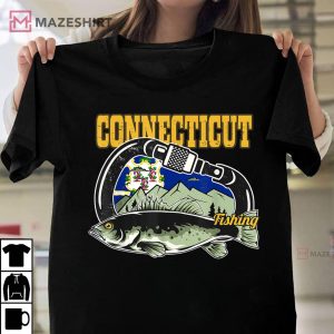 Carabiner Connecticut Fishing T Shirt 1
