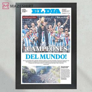Argentina Defeats France CAMPEONES DEL MUNDO T Shirt 2