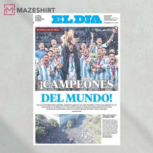 Argentina Defeats France CAMPEONES DEL MUNDO T Shirt 3