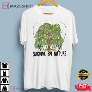 Survive By Nature, Fishing Rod T-Shirt