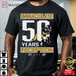 Franco Harris Immaculate Reception 50 Years T-Shirt
