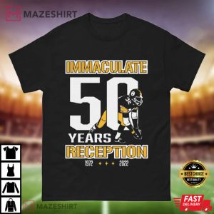 Franco Harris Immaculate Reception 50 Years T-Shirt