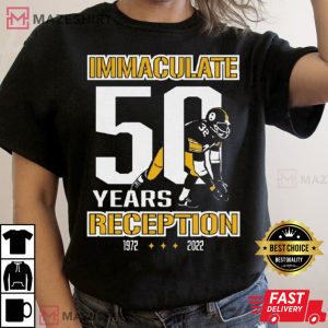 Franco Harris Immaculate Reception 50 Years T-Shirt