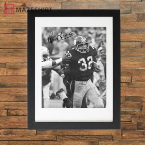 Franco Harris Autographed Signed Poster