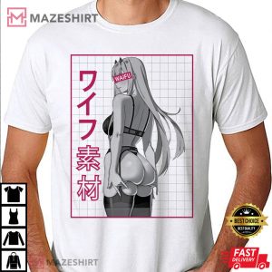 Anime Shirt Hentai Ahegao Waifu T Shirt 4