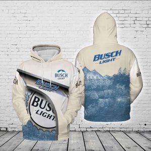 Busch Light Ice Bottle Cap Beer Lover 3D Hoodie