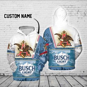 Busch Light Eagle Personalized Gift For Father’s Day 3D Hoodie