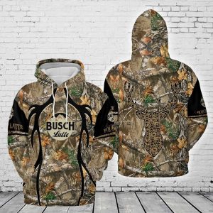 Busch Latte Deer Forest Beer Lover 3D Hoodie
