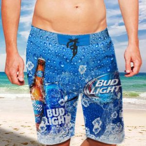 Bud Light Ice Beach Comfortable Summer Beach Shorts