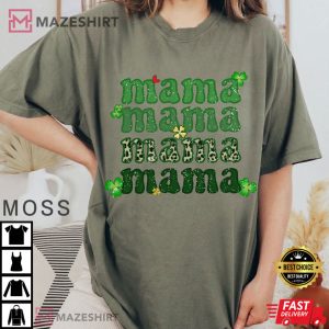 Lucky Mama Repeat St Patricks Day Comfort Colors T shirt 2