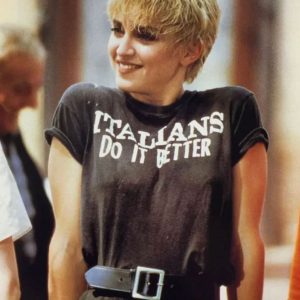 Italians Do It Better Vintage Slogan Graphic T Shirt 1