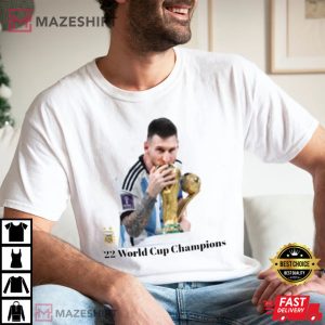 Lionel Messi World Cup 2022 Football Champion T shirt 2