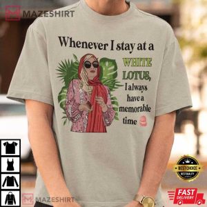 White Lotus Tanya Retro Essential T Shirt 1