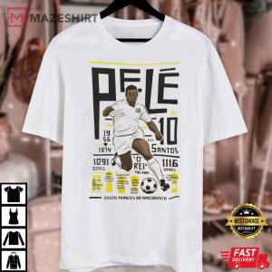 Pele 1970 Brasil Ryan Reynolds Pele T shirt 4