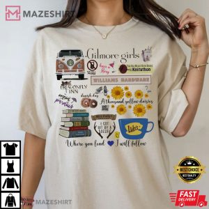 Gilmore Girls Lukes Diner shirt Stars Hollow T Shirt 1