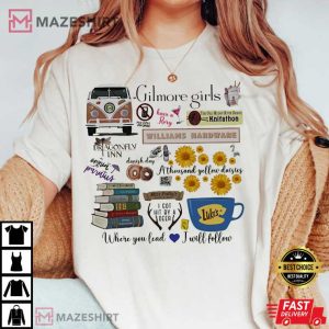 Gilmore Girls Lukes Diner shirt Stars Hollow T Shirt 3