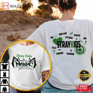 Stray Kids Maniac World Tour T Shirt 1