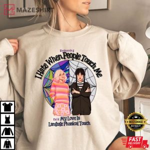 Enid and Wednesday Wednesday Addams Family T Shirt 4
