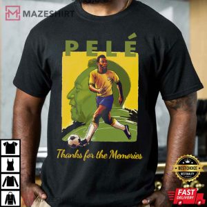 Pele Legend Soccer Thank For Memories T Shirt 1