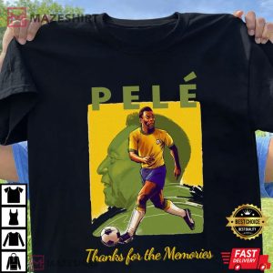Pele Legend Soccer Thank For Memories T Shirt 3