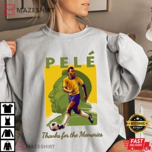 Pele Legend Soccer Thank For Memories T Shirt 4