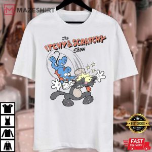 The Simpsons Itchy Scratchy Hammer Show T Shirt 4