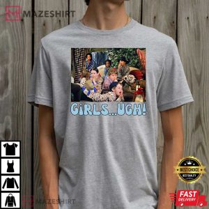 Girls Ugh Shirt Retro Valentine T shirt 1