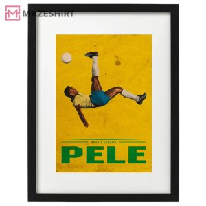 Pele Soccer Brazil Legend Player Poster
