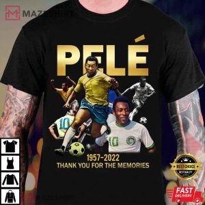 Pele Brasil Soccer RIP Pele 1940 2022 T Shirt 1