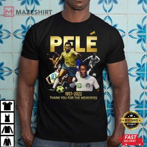 Pele Brasil Soccer RIP Pele 1940 2022 T Shirt 2