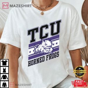 TCU Horned Frogs Football Logo T Shirt 1