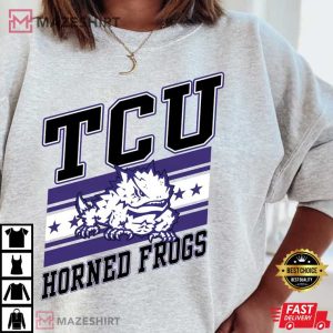 TCU Horned Frogs Football Logo T Shirt 2