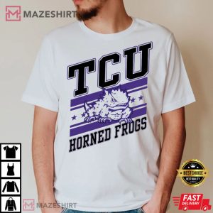 TCU Horned Frogs Football Logo T Shirt 4