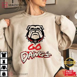 Georgia Go Dawgs 90s Football T Shirt Georgia Champs 4