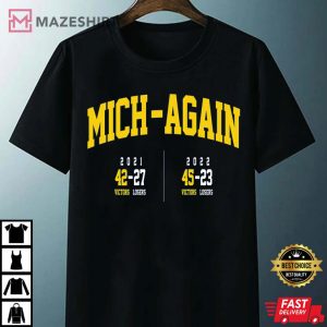 Michigan Football T Shirt 2022 Mich Again Victors Championship Shirt 1