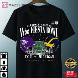 Michigan Wolverines VS TCU College Football Playoff T Shirt 3