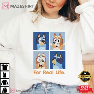 Bluey Friends Bluey Mum Bluey Dad T Shirt 4