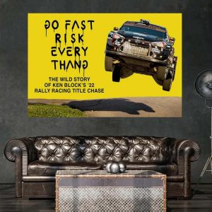 Ken Block In Loving Memory Risk Every Thang 2022 Jump Poster