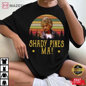 Shady Pines Ma Vintage Retro The Golden Girls T Shirt 1