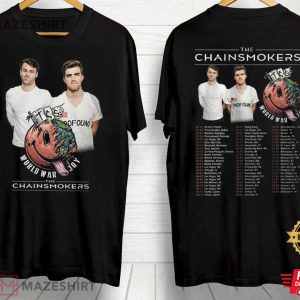 The Chainsmokers Tour Setlist 2023 New Album T-Shirt