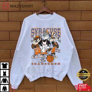 NCAA Syracuse Orangemen Looney Tunes T Shirt 2